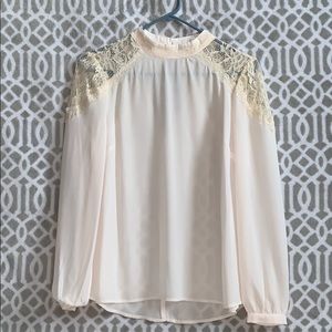 Cream colored blouse